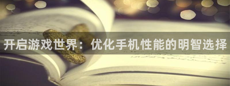 多彩娱乐平台官网登录：开启游戏世界：优化手机性能的明智选择